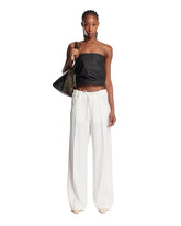 White Drawstring Pants | PDP | Antonia