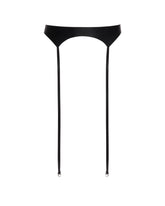 Black Leather Laisse Belt | PDP | Antonia