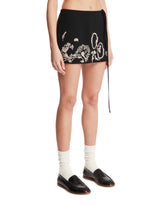 Black Wrap Mini Skirt | PDP | Antonia