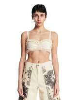 Beige Ruffled Bralette | PDP | Antonia