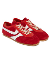 Red Suede Sneakers | PDP | Antonia