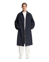 Blue Trench Coat with Collar | PDP | Antonia