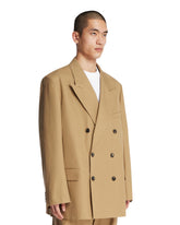 Beige Double-Breasted Blazer | PDP | Antonia