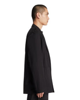 Black Unlined Double-Breasted Blazer | PDP | Antonia