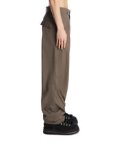 Green Straight-Leg Trousers | PDP | Antonia