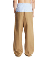 Beige Boxer-Effect Trousers | PDP | Antonia