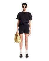 Blue Cotton and Cashmere Basic T-Shirt | PDP | Antonia