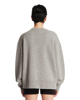 Light Gray V-Neck Sweater | PDP | Antonia