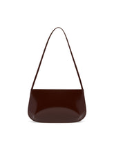 Brown Loge Leather Shoulder Bag | PDP | Antonia