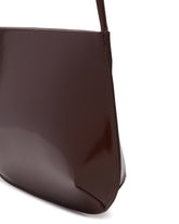 Brown Loge Leather Shoulder Bag | PDP | Antonia