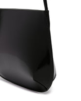 Black Loge Leather Shoulder Bag | PDP | Antonia