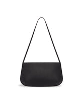 Black Loge Leather Shoulder Bag | PDP | Antonia