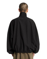 Black Half-Zip Track Jacket | PDP | Antonia