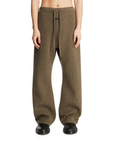 Green Cashmere and Wool Pants | PDP | Antonia