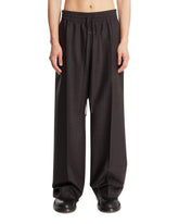 Pantaloni Wide-Leg In Lana Grigi | PDP | Antonia