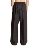Pantaloni Wide-Leg In Lana Grigi | PDP | Antonia