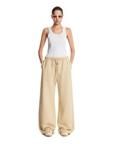 Beige Cotton Trousers | PDP | Antonia
