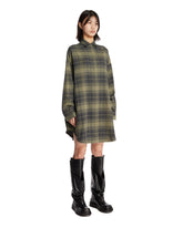 Green Checked Shirt Dress | PDP | Antonia