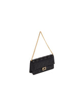 Black Wallet On Chain Baguette Bag | PDP | Antonia