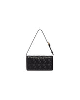 Black Wallet On Chain Baguette Bag | PDP | Antonia