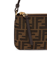 Brown Flat Pouch Baguette Bag | PDP | Antonia