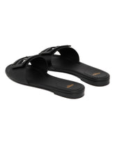 Flats Baguette In Pelle Nere | PDP | Antonia