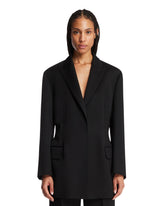 Blazer Malina In Lana Nero | PDP | Antonia