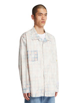 Blue Faded Check Cotton Shirt | PDP | Antonia