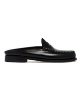 Black Weejuns Penny Mules | PDP | Antonia