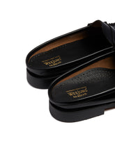Black Weejuns Penny Mules | PDP | Antonia