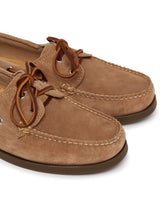 Beige Jety II Suede Loafers | PDP | Antonia