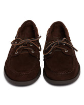 Brown Jety II Suede Loafers | PDP | Antonia