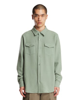 Camicia Agave In Cashmere Verde | PDP | Antonia