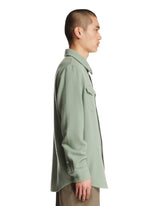 Green Agave Cashmere Shirt | PDP | Antonia