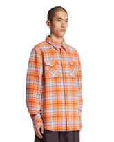 Camicia Midnight Sun Tartan Arancione | PDP | Antonia