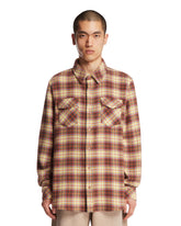 Brown Checked Cashmere Shirt | PDP | Antonia