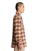 Brown Checked Cashmere Shirt | PDP | Antonia