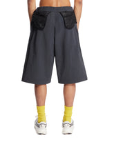 Black Helicoid Pocket Shorts | PDP | Antonia