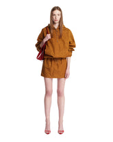 Beige GG Fabric Hooded Jacket - Women's clothing | PLP | Antonia