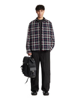 Quilted Jacquard Cotton Tartan Shirt | PDP | Antonia