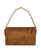 Brown Large Chain Shoulder Bag | PDP | Antonia