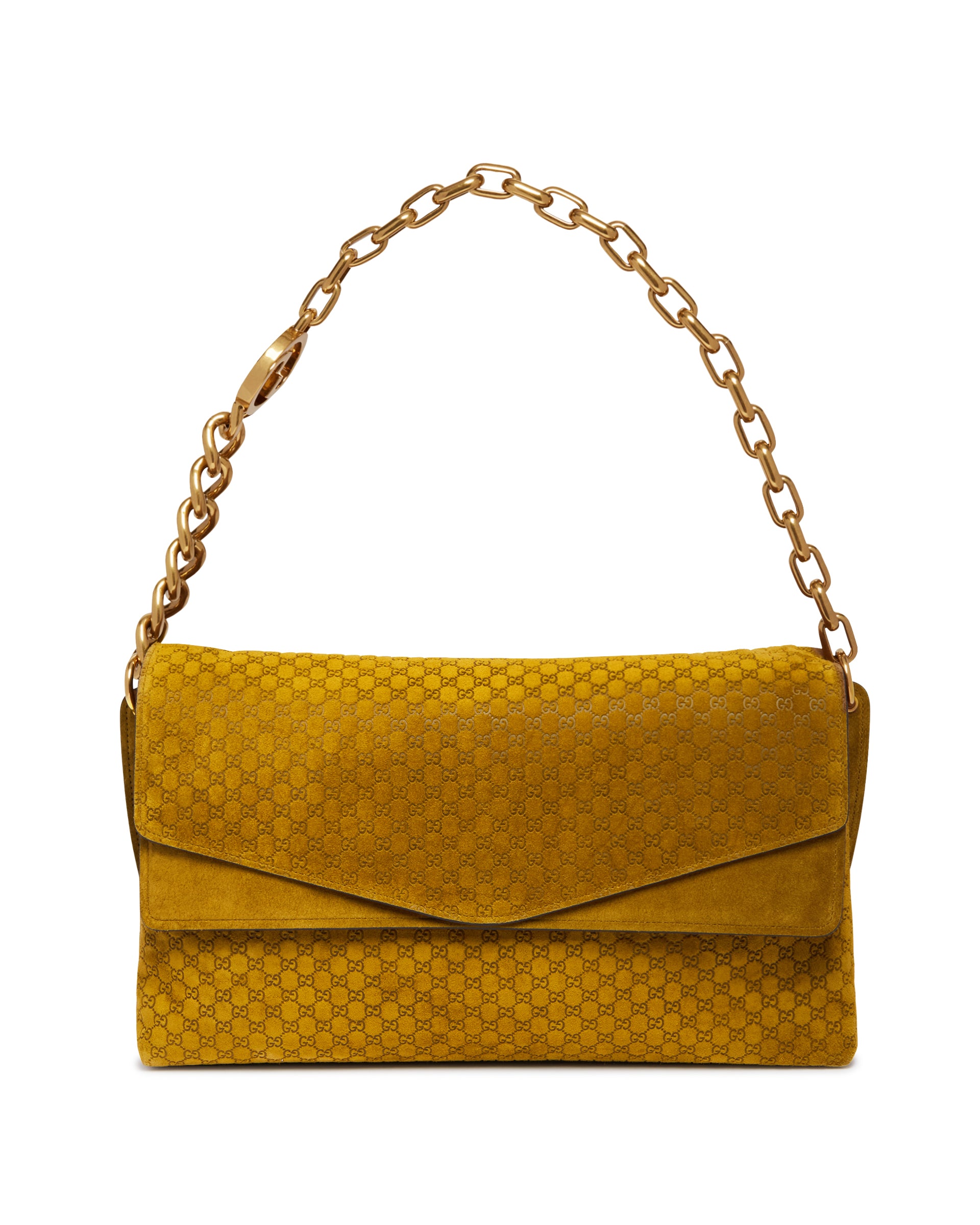 Yellow Medium Chain Shoulder Bag | GUCCI - Antonia