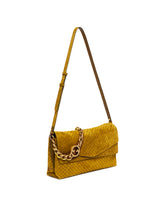 Yellow Medium Chain Shoulder Bag | PDP | Antonia