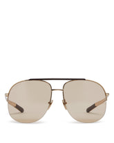 Gold Navigator Sunglasses | PDP | Antonia