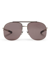 Silver Navigator Sunglasses | PDP | Antonia