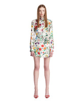 Silk Twill Printed Dress | PDP | Antonia