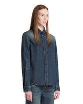 Blue Cotton Denim Shirt | PDP | Antonia