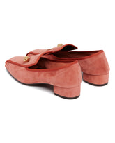 Red Showtime 30 Suede Loafers | PDP | Antonia