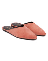 Red Homebody Suede Mules | PDP | Antonia