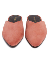 Red Homebody Suede Mules | PDP | Antonia